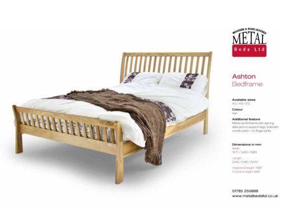 Ashton Oak Bed Frame