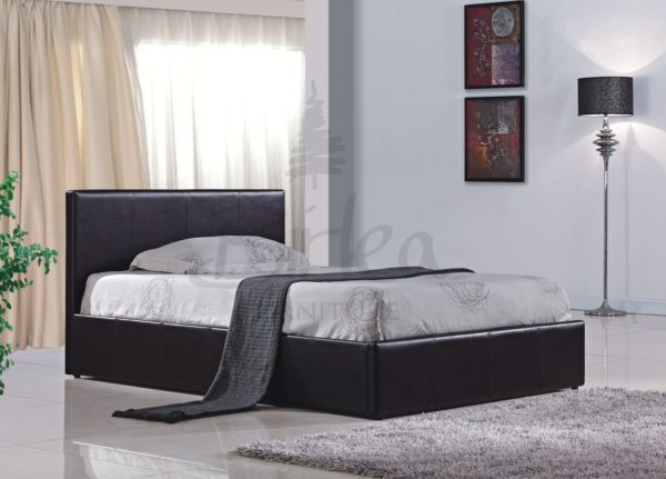 Berlin Faux Leather Ottoman Bed Frame