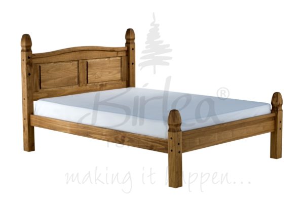 Corona Wooden Bed Frame (Low Foot-end)