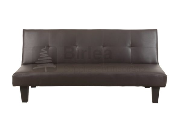 Frankling Sofa Bed (Brown Faux Leather)
