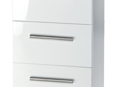 Knikghtsbridge 3 Drawer Locker (White)