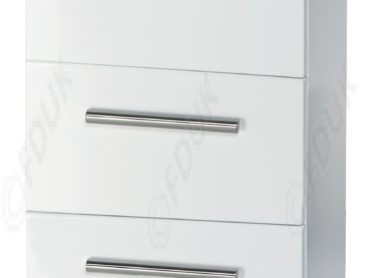 Knightsbridge 5 Drawer Locker (White)