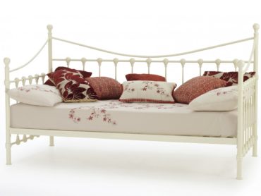 Marseilles Day Bed Frame (Ivory Gloss)