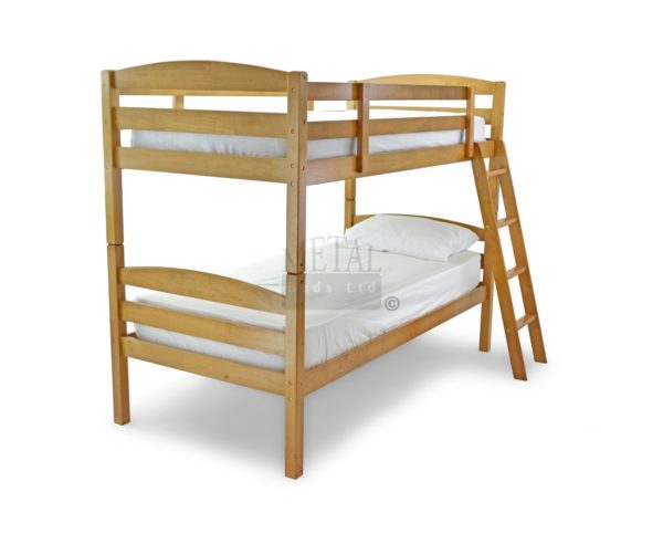 Moderna Bunk Bed (Maple Finish)