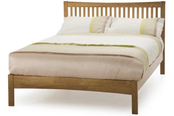 Mya Wooden Bed Frame (Honey Oak)