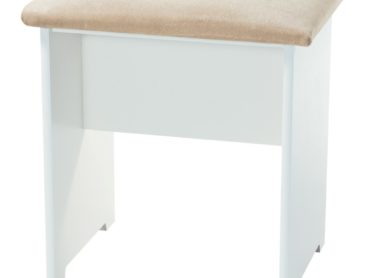 Pembroke Dressing Table Stool  (White)